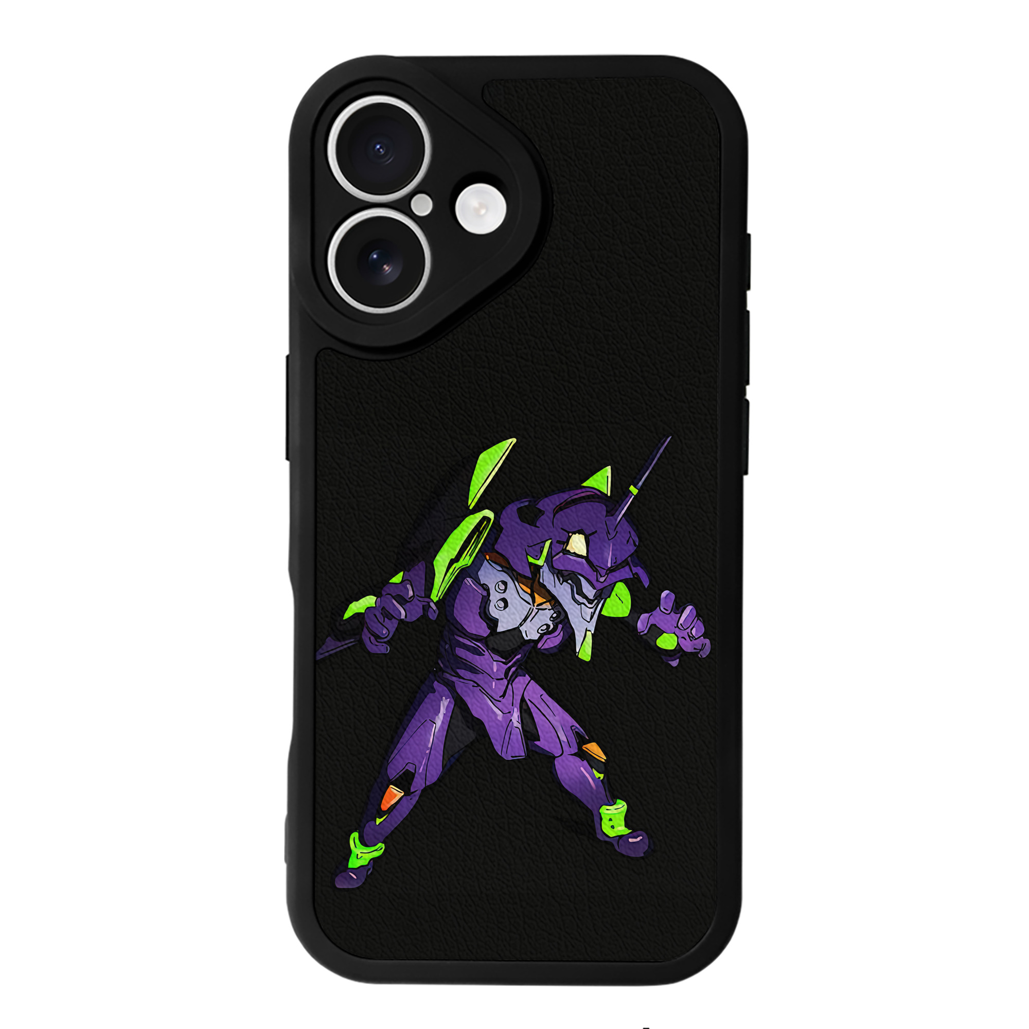 （画像用） EVA 新世紀エヴァンゲリオン 【iPhone 16シリーズ対応】シリコンスマホケース（レザー調） 材質：シリコン